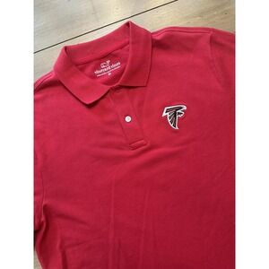 Atlanta Falcons Shirt Mens Medium NFL‎ Football Polo Vineyard Vines Embroidered